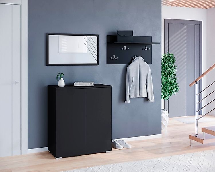 INOSIGN Garderoben-Set »PARIS/ TOKYO«, (Komplett-Set, 3 St.), Kompaktgarder günstig online kaufen