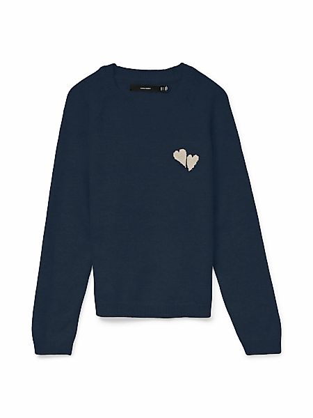 Vero Moda Strickpullover "VMBAM LS O-NECK PULLOVER BOO ENT" günstig online kaufen
