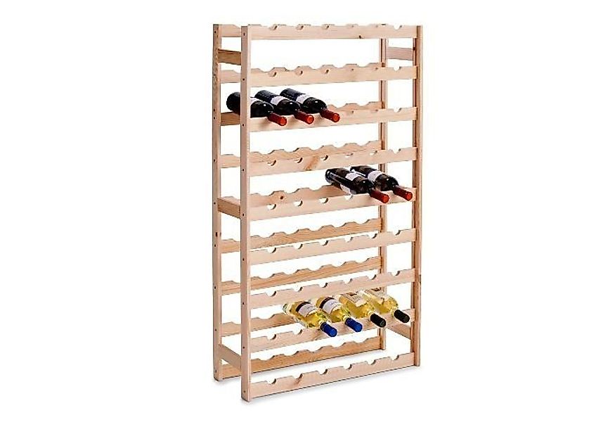 Zeller Present Flaschenregal aus zertifiziertem Kiefernholz, für 54 Flasche günstig online kaufen