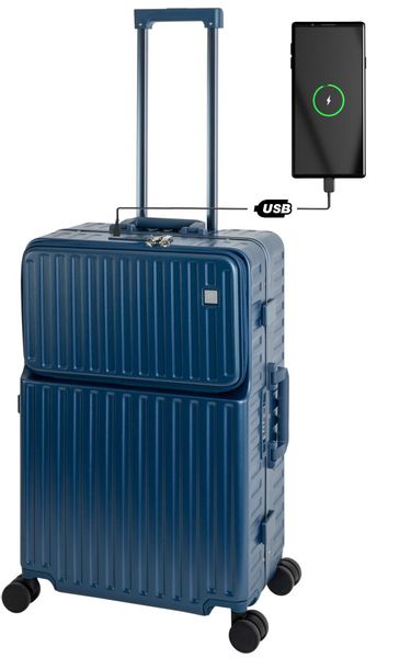 Travelhouse Hartschalen-Trolley Roma, 4 Rollen, mit günstig online kaufen