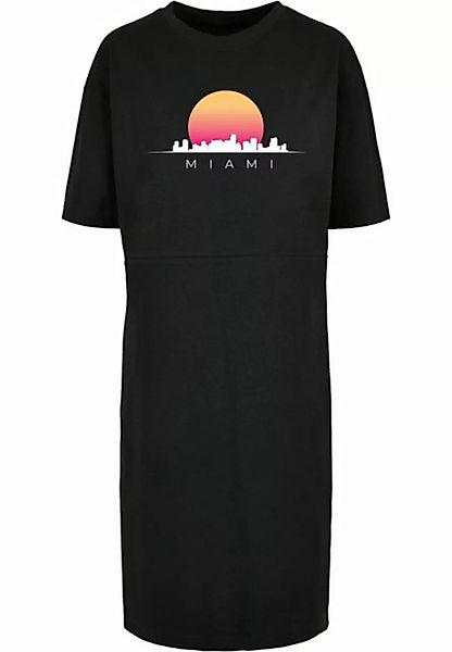 Merchcode Shirtkleid Merchcode Damen Ladies Miami X Organic Oversized Slit günstig online kaufen