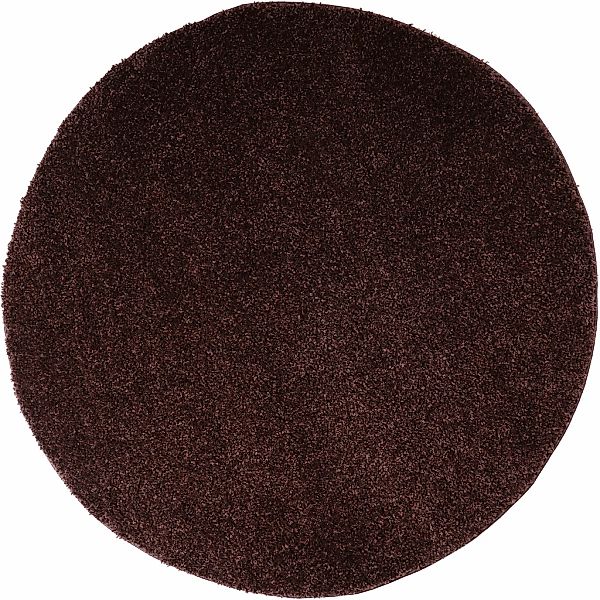 my home Teppich "Shaggy 30" rund 30 mm Höhe Teppich in Uni-Farben, besonder günstig online kaufen