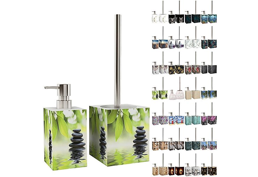 Sanilo Badaccessoire-Set mit Motiv, viele schöne Seifenspender und WC Bürst günstig online kaufen
