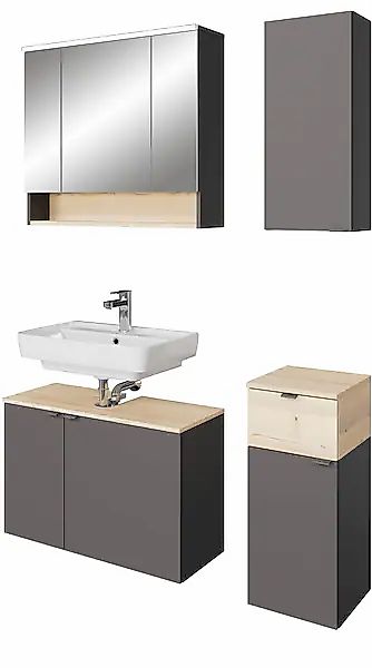 Saphir Badmöbel-Set »Quickset 394«, (Komplett-Set, 4 St.) günstig online kaufen