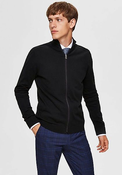 Selected Strickjacke SLHBERG FULL ZIP CARDIGAN günstig online kaufen