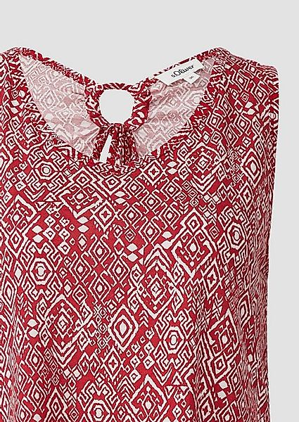 s.Oliver Minikleid Kurzes Jersey-Kleid mit Schleifendetail am Rücken günstig online kaufen