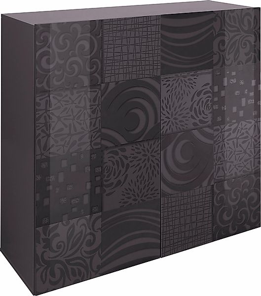 INOSIGN Highboard "Miro", Breite 121 cm mit dekorativem Siebdruck günstig online kaufen