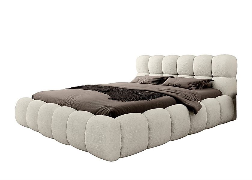 Fun Möbel Polsterbett Bett AURELIA in Stoff Ascot / Speed Versand (Mit oder günstig online kaufen