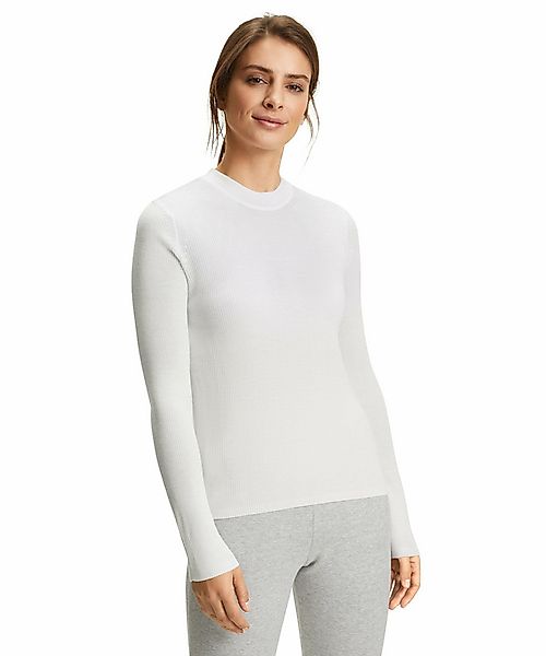 FALKE Damen Pullover V-Ausschnitt, M, Weiß, Struktur, Wolle, 64158-286003 günstig online kaufen