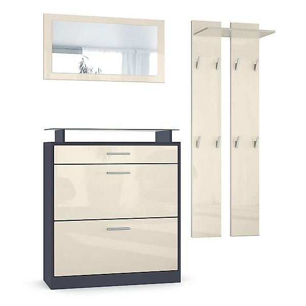 Vladon Garderoben-Set Loret, (Garderobenset bestehend aus günstig online kaufen