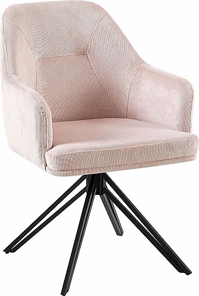 Home affaire Esszimmerstuhl "Alaro" () 2 Stk.mit Drehfunktion, Armlehnstuhl günstig online kaufen