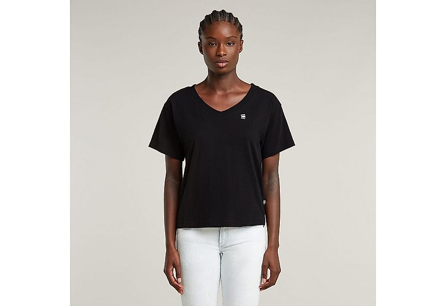 G-STAR V-Shirt Open V Relaxed mit Logo Druck günstig online kaufen