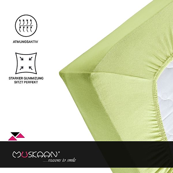 Müskaan Spannbettlaken 180x200 - 200x220 Boxspringbett günstig online kaufen
