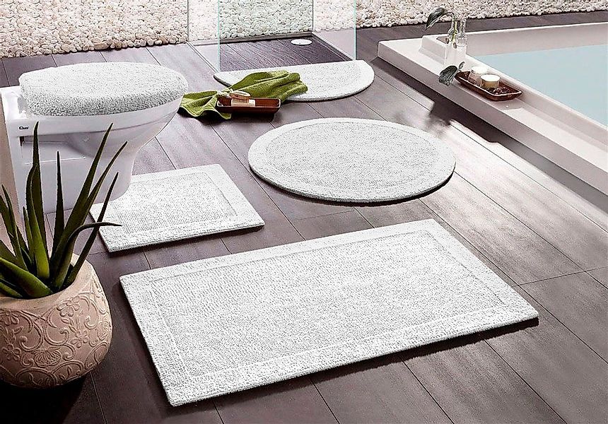 my home Badematte Kapra, Badvorleger, Badezimmer Teppich, Höhe 14 mm, beids günstig online kaufen