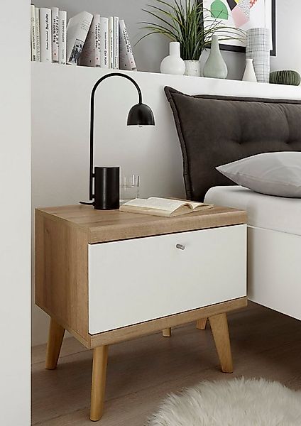 andas Nachtschrank MERLE in skandinavischem Design, aus FSC®-zertifiziertem günstig online kaufen