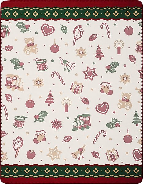 Wohndecke Toy's Delight mit weihnachtlichen Motiven, günstig online kaufen