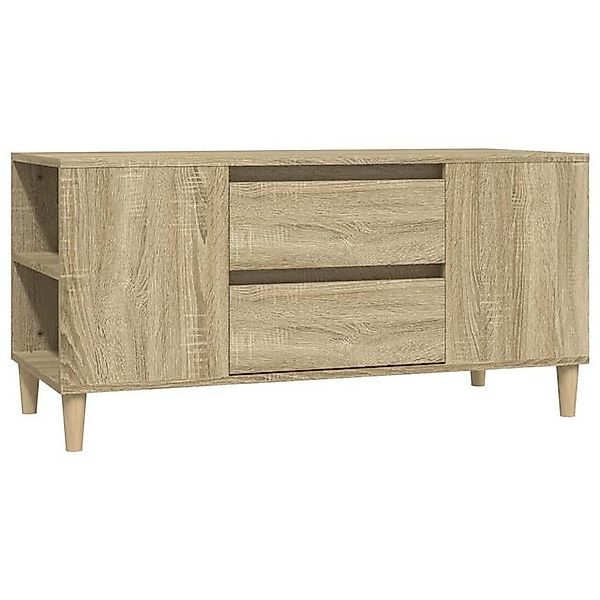 vidaXL TV-Schrank TV-Schrank Sonoma Eiche 102x44,5x50 cm Spanplatte TV-Lowb günstig online kaufen