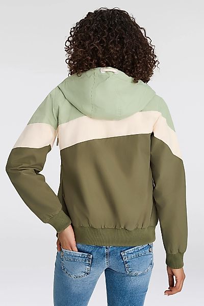 Ragwear Funktionsjacke "NUGGIE OMBRE O" mit Kapuze Übergangsjacke aus wasse günstig online kaufen