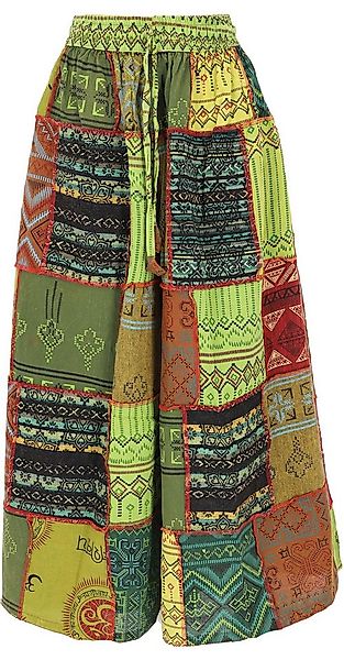 Guru-Shop Relaxhose Bequeme Palazzohose, weite Patchwork.. alternative Bekl günstig online kaufen