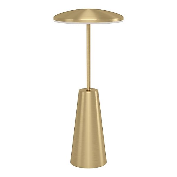 EGLO LED Außen-Tischlampe PICCOLA Messing-geb. Touchdimmer H 280mm IP54 günstig online kaufen
