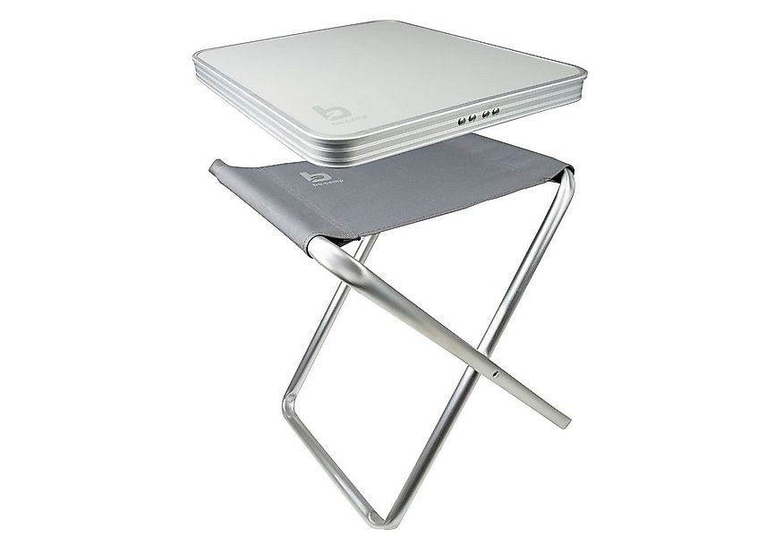 Bo-Camp Campingtisch Mini Alu Klapphocker Camping Tisch, Angel Hocker Falth günstig online kaufen