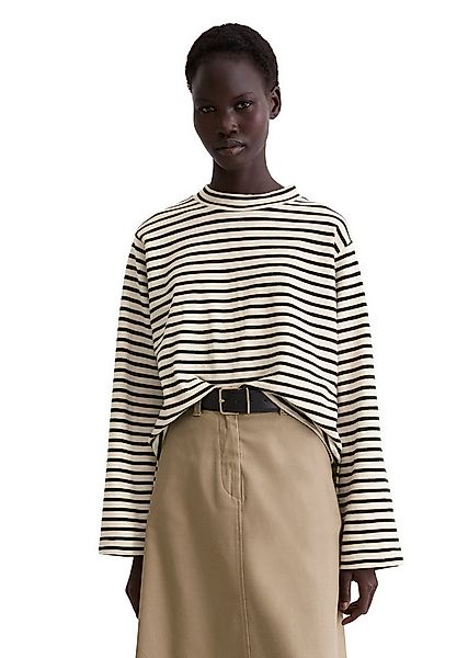 Marc O'Polo Langarmshirt aus garngefärbtem Heavy-Slub-Jersey günstig online kaufen