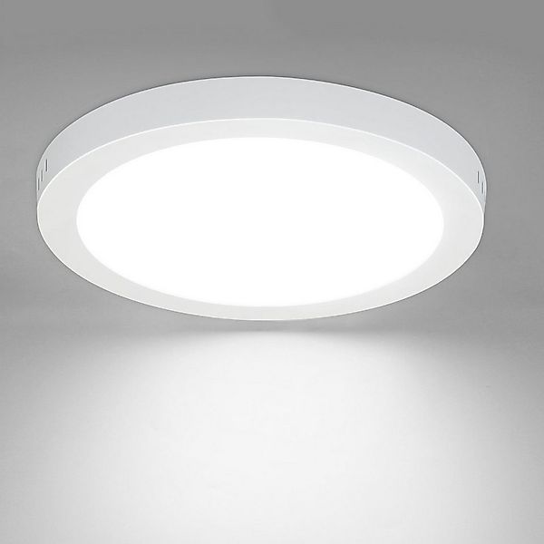 ZMH LED Deckenleuchte Whonzimmer Quradratisch/Rund Weiß Ø22.5CM Flurlampe M günstig online kaufen