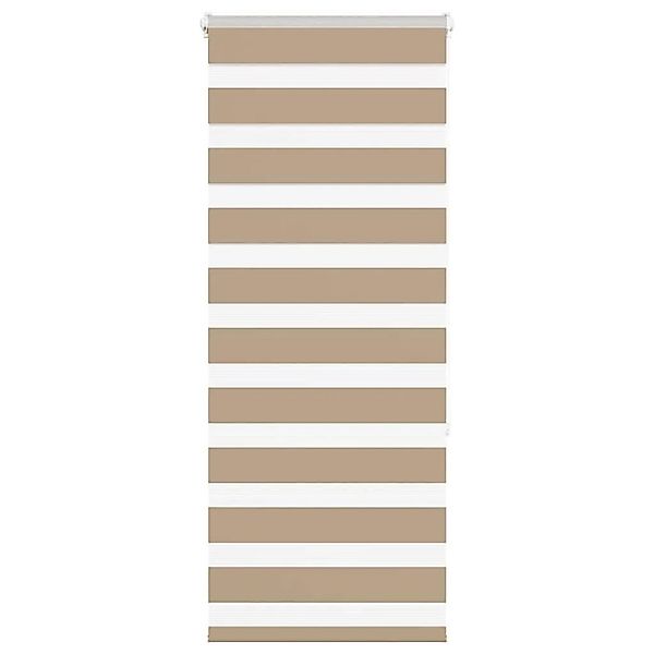 vidaXL Doppelrollo Sandbraun 65x150 cm Stoffbreite 60,9 cm Polyester 401454 günstig online kaufen