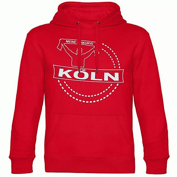 multifanshop Kapuzensweatshirt Köln - Meine Fankurve - Hoodie günstig online kaufen