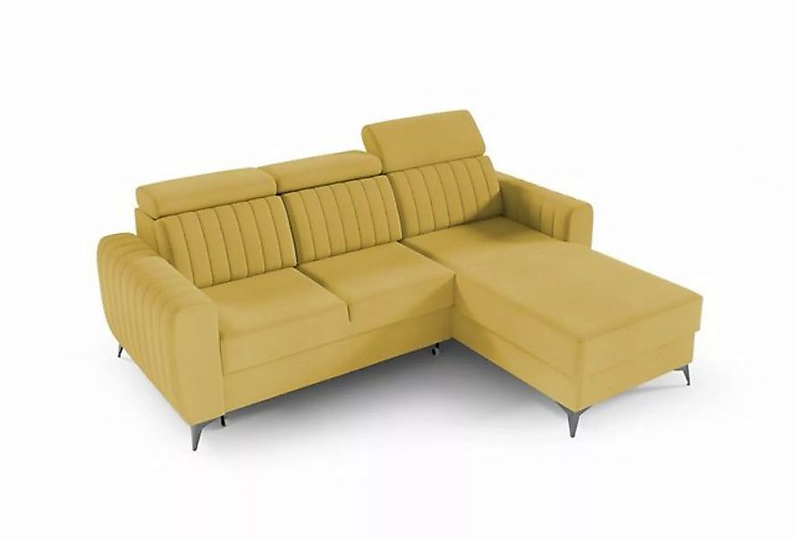 MOEBLO Ecksofa MOSTA I, Couch für Wohnzimmer, Schlafsofa Sofagarnitur Sofa günstig online kaufen