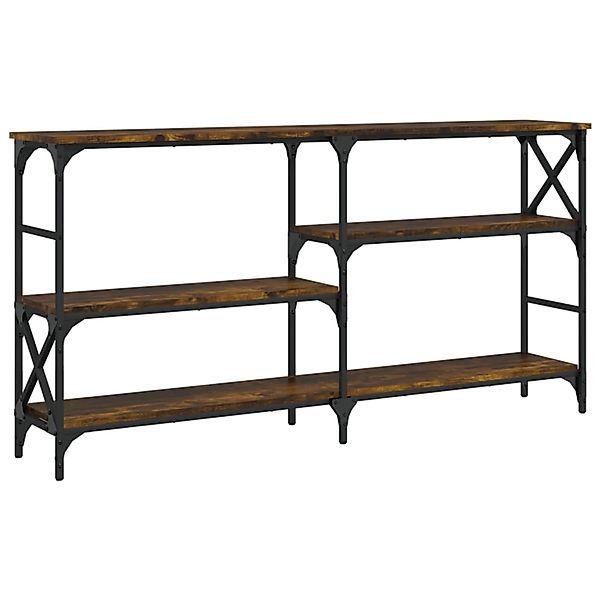 vidaXL Konsolentisch Räuchereiche 150x29x76,5 cm Holzwerkstoff 835471 günstig online kaufen