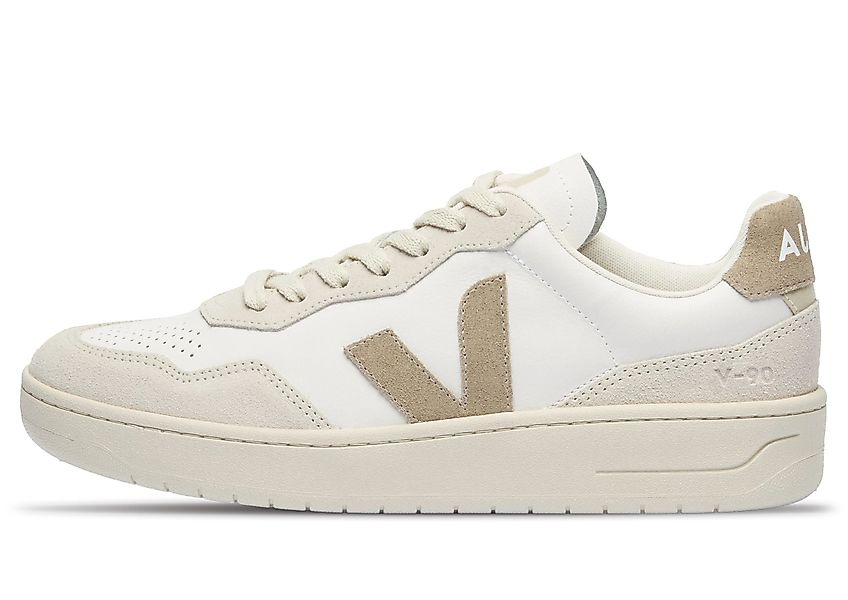VEJA V-90 Leather, weiß Sneaker günstig online kaufen