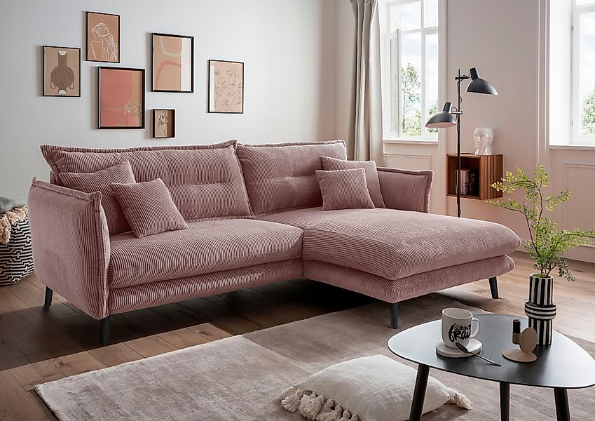 INOSIGN Ecksofa Lazio modernes Design, bequem, günstig online kaufen