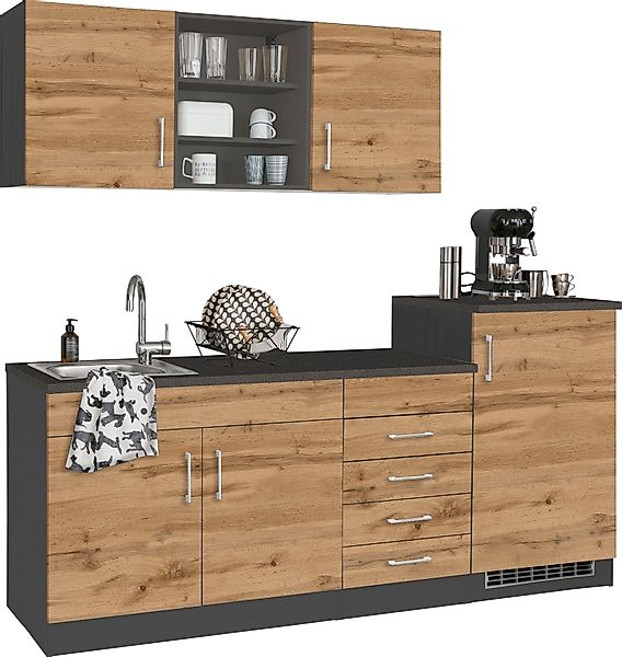KOCHSTATION Küche KS-Mali, Breite 210 cm, günstig online kaufen