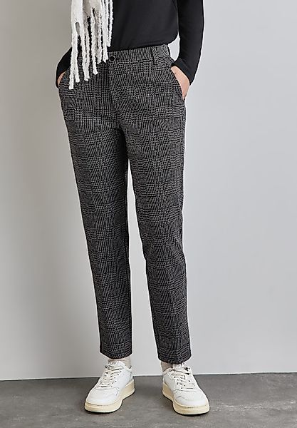 STREET ONE Chinohose Style Chino Check günstig online kaufen
