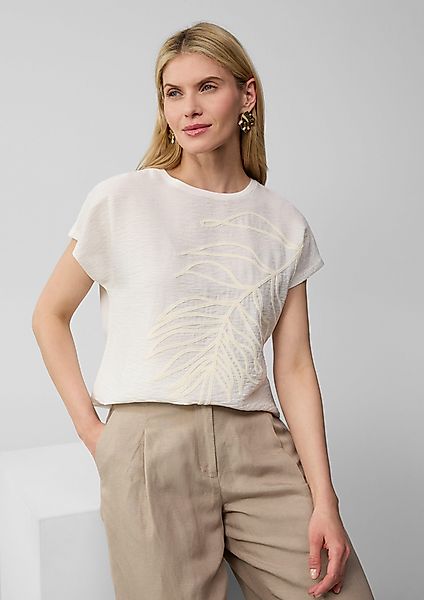 s.Oliver BLACK LABEL Kurzarmshirt Blusenshirt aus günstig online kaufen