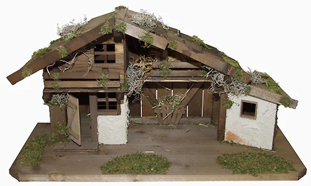 Alfred Kolbe Krippe »Krippenstall für 12 cm Figuren, Weihnachtsdeko« Echtho günstig online kaufen