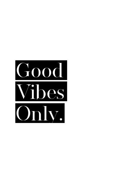 Poster / Leinwandbild - Good Vibes Only No4 günstig online kaufen