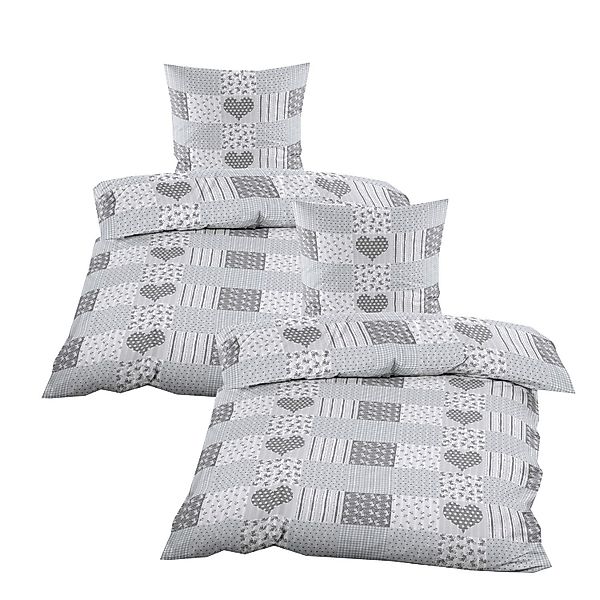 Casa Colori Bettwäsche Seersucker Garnitur 135x200 günstig online kaufen