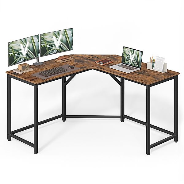 VASAGLE Schreibtisch Computertisch, 130/150 cm, L-förm günstig online kaufen