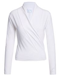 ESPARTO Yoga-Wickeljacke Wickelshirt Dhaara in Bio-Baumwolle günstig online kaufen
