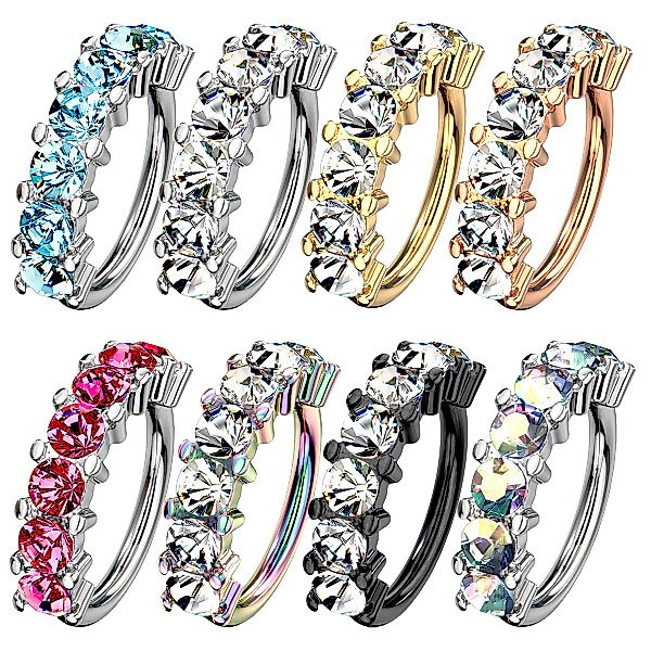 Taffstyle Nasenpiercing Tragus Helix Septum Ring günstig online kaufen