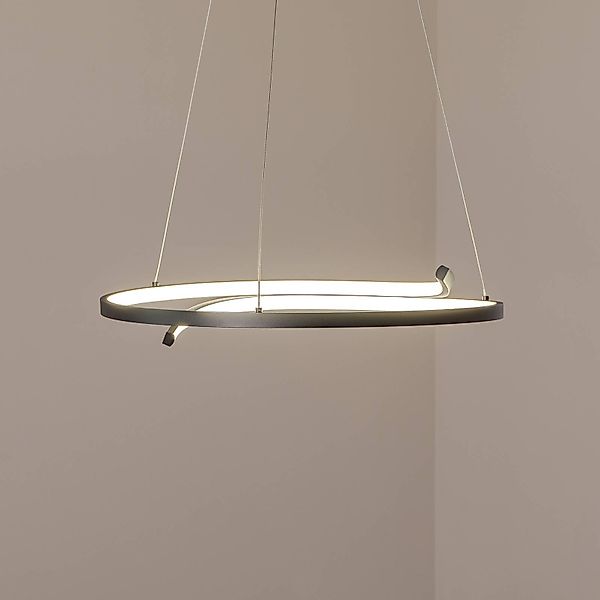 LED-Hängeleuchte Lorenzo, Metall, schwarz, 4.000 K günstig online kaufen