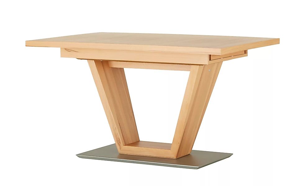 Säulentisch ausziehbar - holzfarben - 80 cm - 75 cm - Tische > Esstische - günstig online kaufen