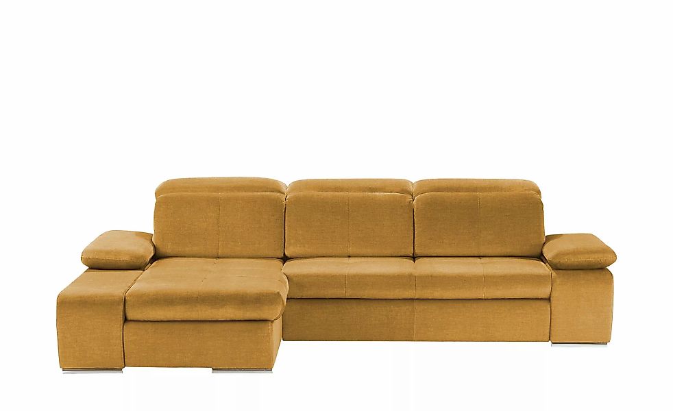 switch Ecksofa aus Mikrofaser Avilla ¦ gelb ¦ Maße (cm): B: 285 H: 86 T: 18 günstig online kaufen