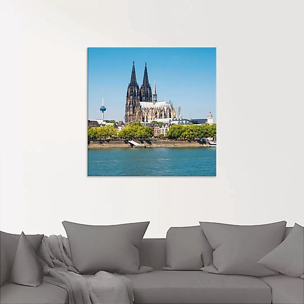 Artland Glasbild "Kölner Dom", Gebäude, (1 St.), in verschiedenen Größen günstig online kaufen