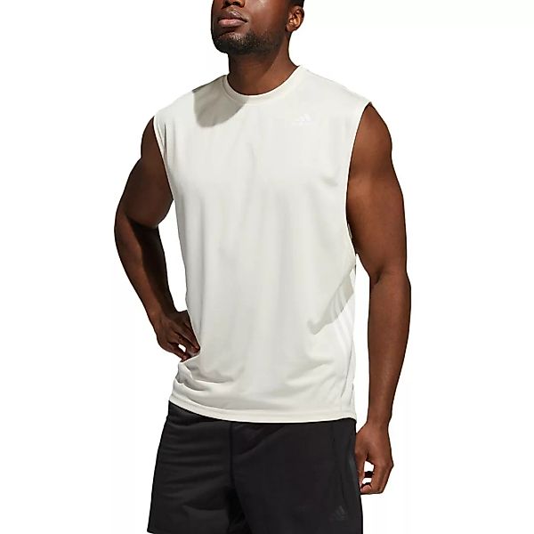 Adidas Yoga Muscle Ärmelloses T-shirt XS Wonder White günstig online kaufen