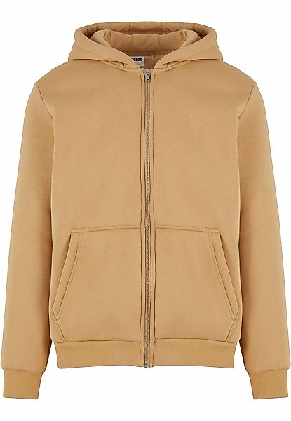 URBAN CLASSICS Sweatjacke "Urban Classics Bonded Sherpa Zip Hoody" günstig online kaufen