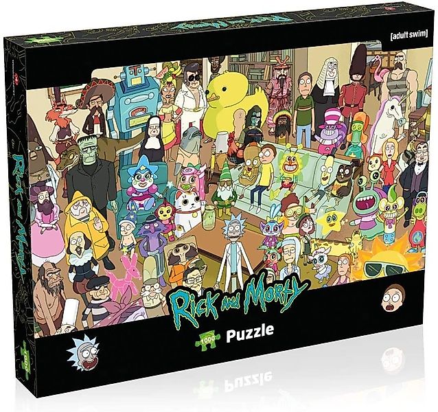 Winning Moves Puzzle Rick and Morty Puzzle »Friends« (1000 Teile), 1000 Puz günstig online kaufen