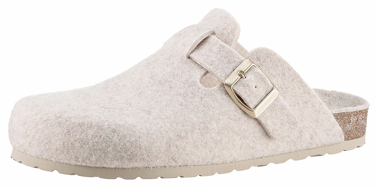 Aniston SHOES Clog, Hausschuh, Homeslipper mit verstellbarem Riemchen - NEU günstig online kaufen
